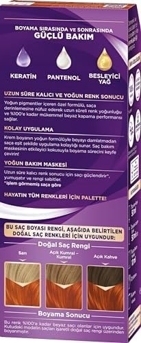 Palette Yoğun Göz Alıcı Renk Saç Boyası 7-77 Yoğun Bakır