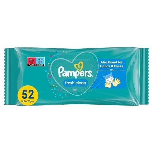 Pampers Fresh & Clean Islak Bebek Mendili, 1 paket, 52 Islak Mendil