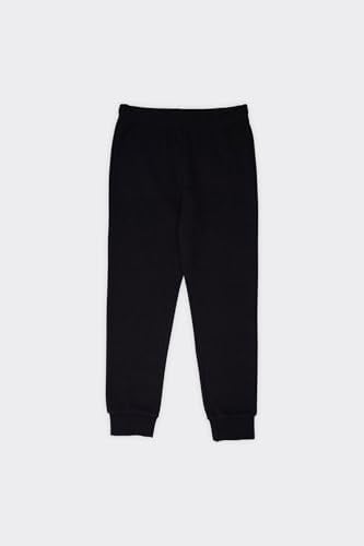 Panço Erkek Çocuk Beli Lastikli Siyah Pijama Altı