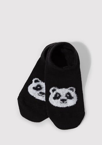Panda Baskılı Siyah Babet Çorabı 1912778-900