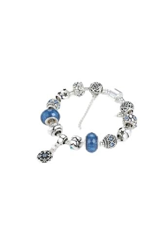 Pandora Tar, Charm Bileklik, Mavi Mother Charmlı, Ahşap Kutu İçerisinde takıNM331