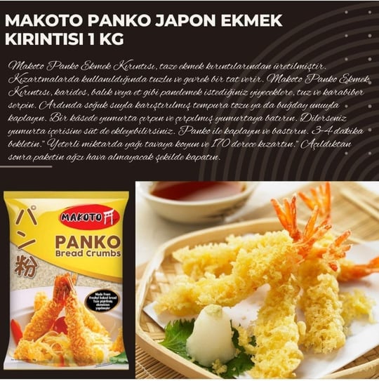 Panko Japon Ekmek Kırıntısı 1 Kg