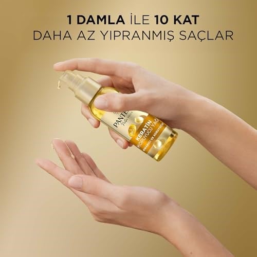 PANTENE Yoğun Bakım Ürünü Keratin Yağı 100 ml - Seçenekler: Standart 3lü paket, Standart