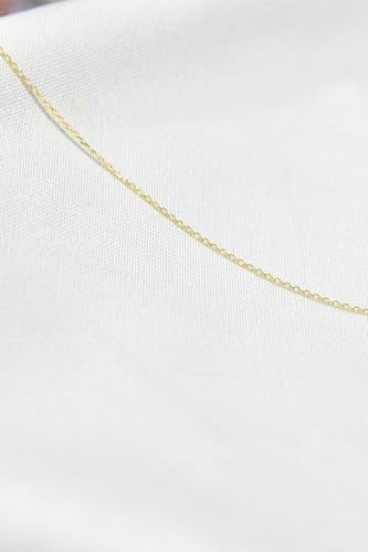 Papatya Silver 925 Ayar Gümüş Altın Kaplama Forse Zincir Kolye