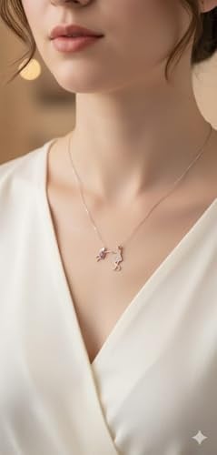 Papatya Silver 925 Ayar Kadın Anne Ve Kız Çocuk Model Altın Kaplama Gümüş Kolye