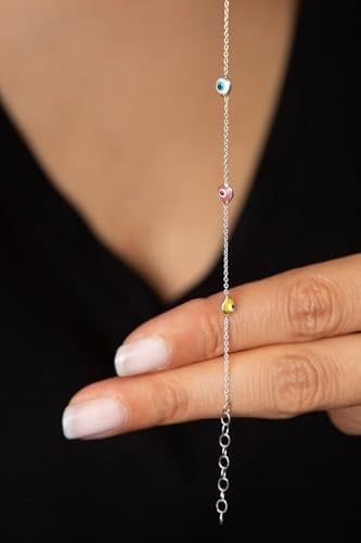 Papatya Silver 925 Ayar Nazar Boncuklu Gümüş Bileklik