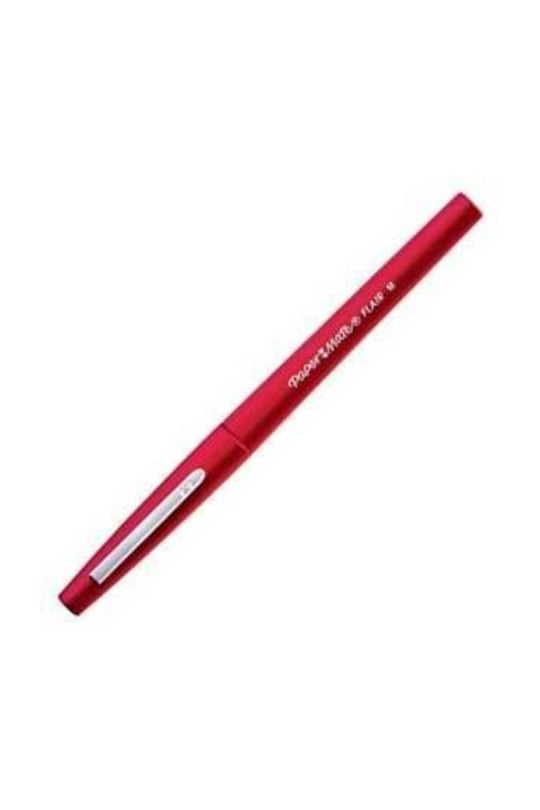 Papermate Flair Fiber Uçlu Kalem Orjinal, Medium Uç, Kırmızı - S0190993 - Seçenekler: 1 stück (1er Pack), 4 adet, 12 adet