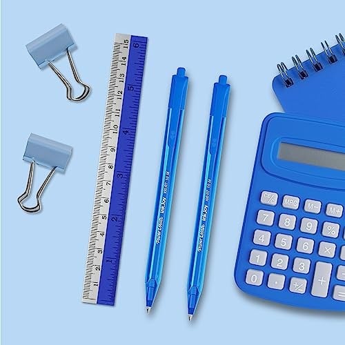 PAPERMATE Papermate Inkjoy 100 Üstten Basmalı Ulv Mavi Ofis (80+20) - Seçenekler: 20 Stück, 100 Stück, 100 stück (1er Pack)