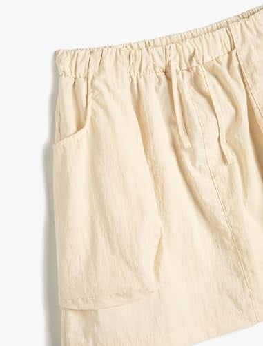 Paraşüt Etek Cepli Beli Bağlamalı