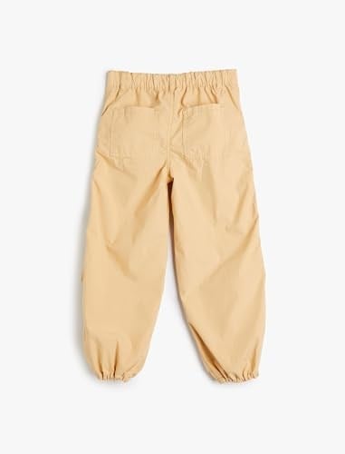 Paraşüt Kot Pantolon Pamuklu Beli Lastikli Cepli - Parachute Jean