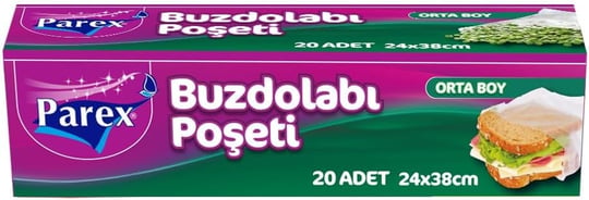 Parex Buzdolabı Poşeti Orta Boy