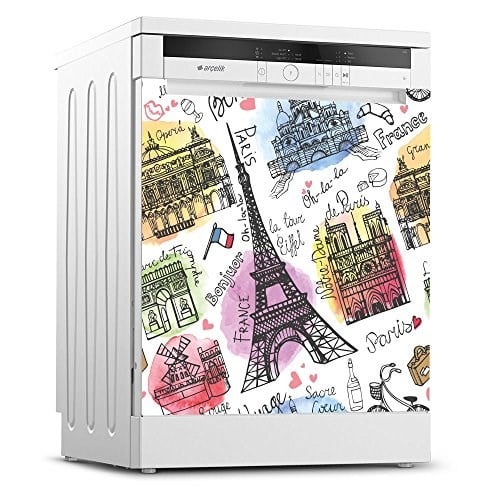 Paris Buzdolabı, Bulaşık Makinesi ve Ocak Arkası Set Yapışkanlı Folyo 0037