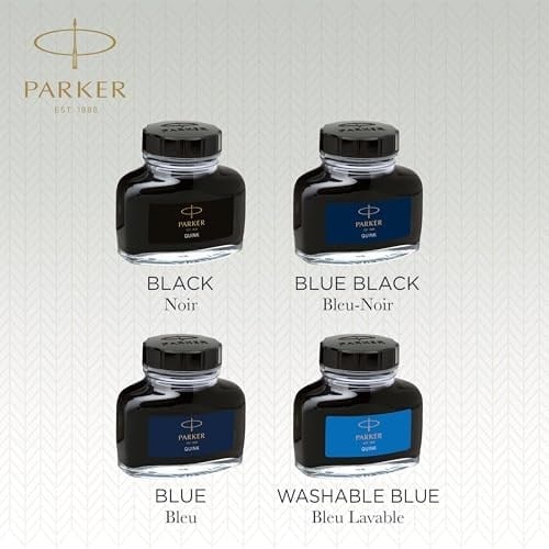 PARKER Quink Dolma Kalem Şişe Mürekkebi, 57 ml, Mavi