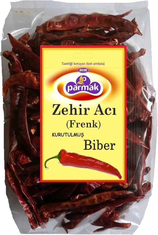 parmak Çok Acı Kurutulmuş Biber 500 gr