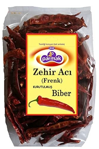parmak Çok Acı Kurutulmuş Biber 500 gr