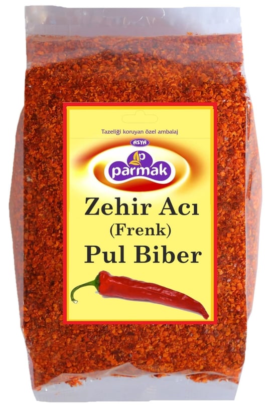 parmak Zehir Acı Pul Biber (Frenk) 500 gr