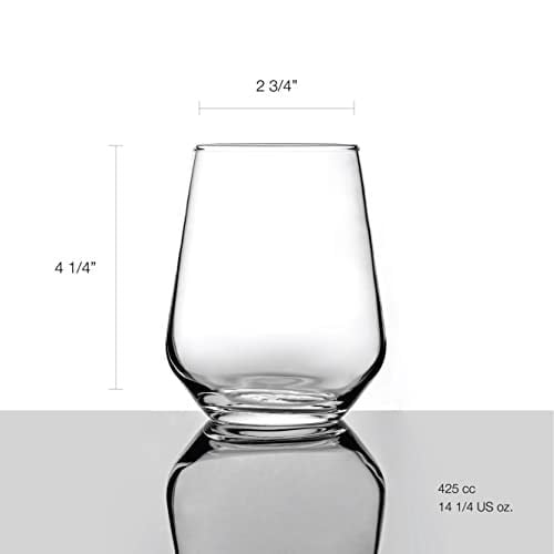 Pasabahce Allegra 6lı set, şarap, meyve suyu, su, viski, 425 ml