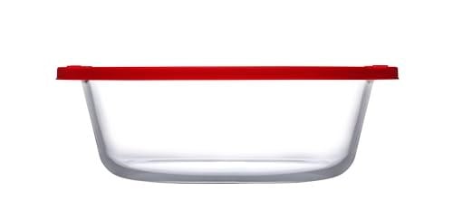 Paşabahçe BORCAM KAPAKLI TENCELER 76 CC T A TEKLİ HEDİYELİK KUTU - Seçenekler: 20 cm x 7 cm, 218 x 187 mm (8 2/4 x 7 1/4 inches), 2100 cc