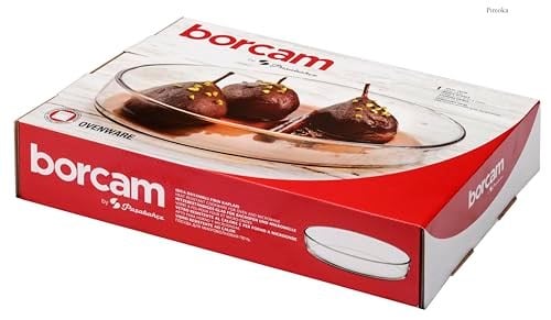 Paşabahçe H&H Borcam Oval Tepsi - Tekli - 2360cc - Seçenekler: 2.36 L, 2.4 L, 1.55 L
