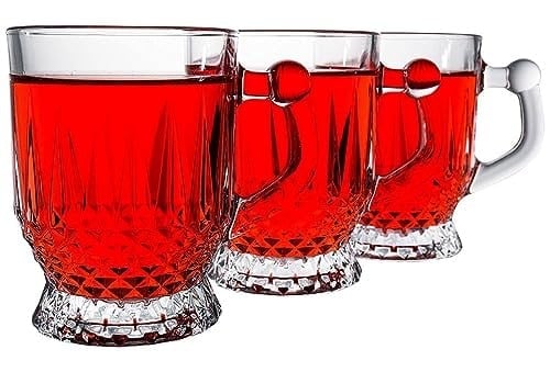 Paşabahçe İstanbul Kulplu Çay Bardağı, 6lı