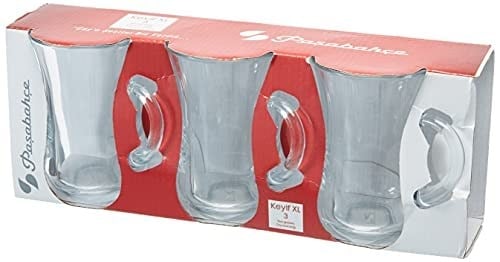 Paşabahçe Keyif Çay Bardağı, Sade, 175 ml, 3 Parça