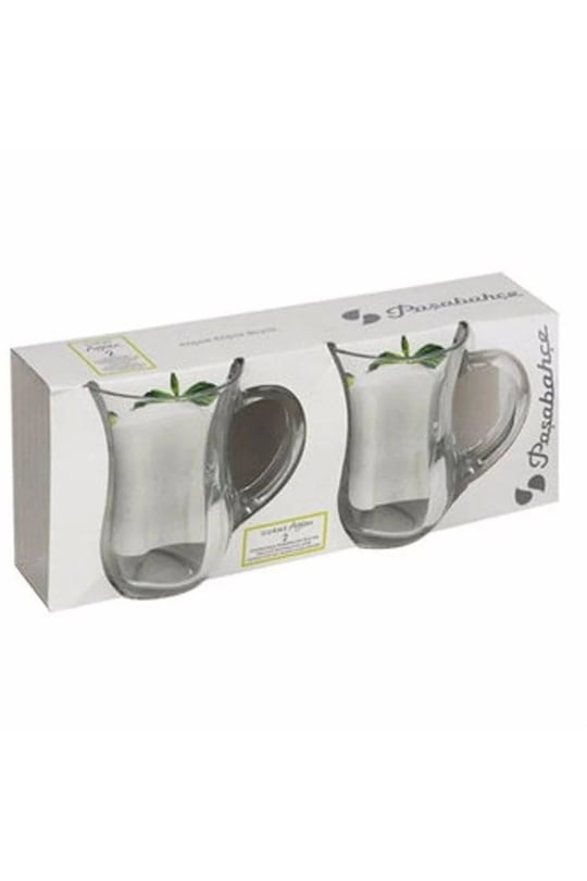 Paşabahçe Kulplu Gurme Ayran Bardağı 350 cc, 2li Set, Orijinal Kutulu
