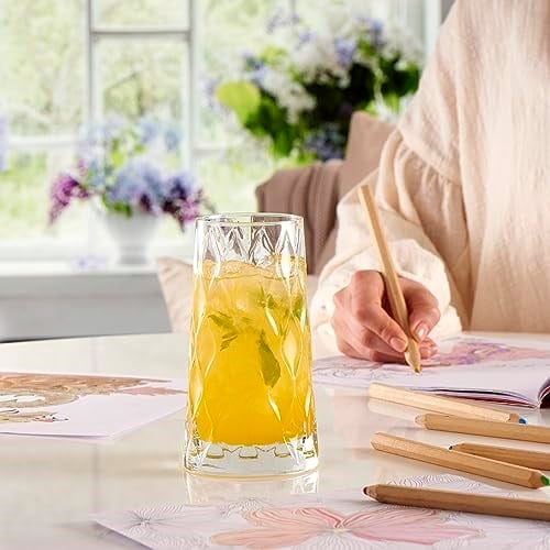 PAŞABAHÇE Leafy Meşrubat Bardağı, 4lü 450 cc