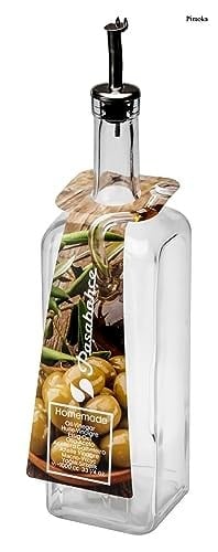 Paşabahçe Paşabahçe Homemade Metal Tıpalı Yağlık & Sirkelik, Şeffaf, 1 Litre
