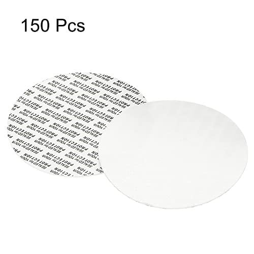 PATIKIL 83 mm / 3,27 inç Köpük Kapak Astarı, 150 Paket PS Köpüğe Dayanıklı Tamper Basınca Duyarlı Conta Şişe Kapağı Astarları Contaları için