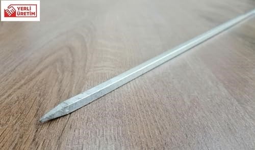 Patlıcan Kebap Şişi Sebze Şişi Transmisyon Demir 8 mm Kare Kalınlık (5 Adet)