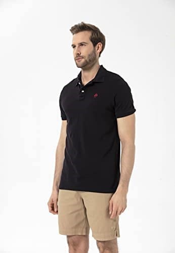Patriot Erkek Siyah Polo Tişört