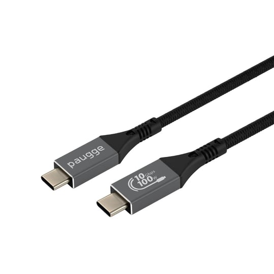 Paugge USB 4 Kablo - 40Gbps, USB C Görüntü, Ses, Data ve Şarj Kablosu - 8K 60Hz, 4K 144Hz /120Hz / 60Hz, HDR (2 Metre) - Seçenekler: 1 Metre, 2 Metre, 3 Metre, 5 Metre