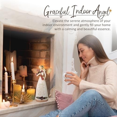 Pavilion Gift Company 02969 Sempati Melek Figürü, 22 cm, Fildişi