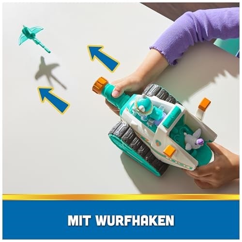 PAW PATROL – Everest figürlü kar aracı, snowboard ve Henrietta figürü (Deluxe araç), 3 yaşından büyük çocuklar için oyuncak