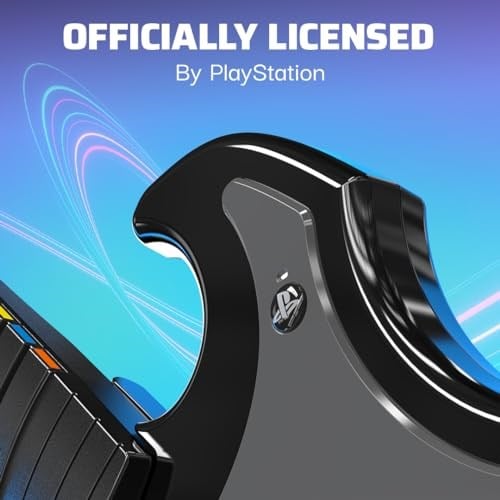 PDP RIFFMASTER kablosuz gitar denetleyicisi, PlayStation 5 ve PlayStation 4, PS5/PS4, Rock Band 4, Audio Jack, şarj edilebilir pil, resmi lisanslı Sony - Black