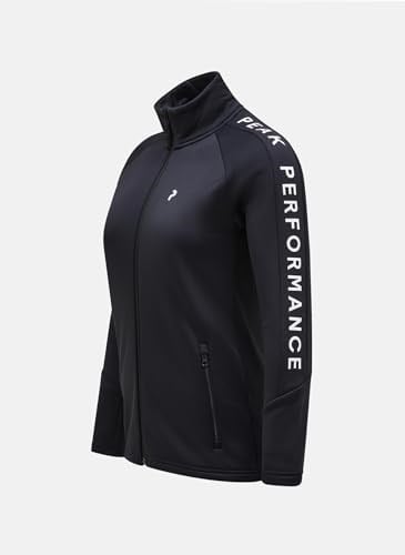Peak Performance Dik Yaka Sweatshirt Rider Zip Jacket, XS, 5003111089, Siyah, kadın