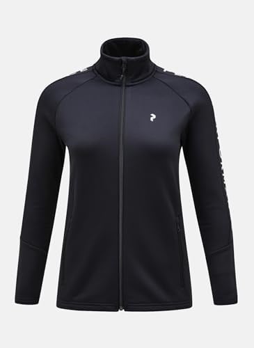 Peak Performance Dik Yaka Sweatshirt Rider Zip Jacket, XS, 5003111089, Siyah, kadın