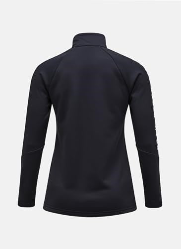 Peak Performance Dik Yaka Sweatshirt Rider Zip Jacket, XS, 5003111089, Siyah, kadın