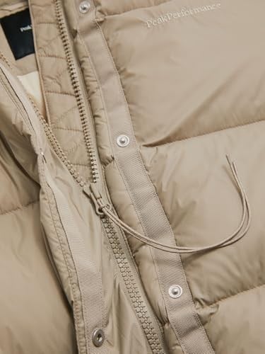 Peak Performance W Down Puffer Kadın Kuştüyü Montu, Bej, L Beden