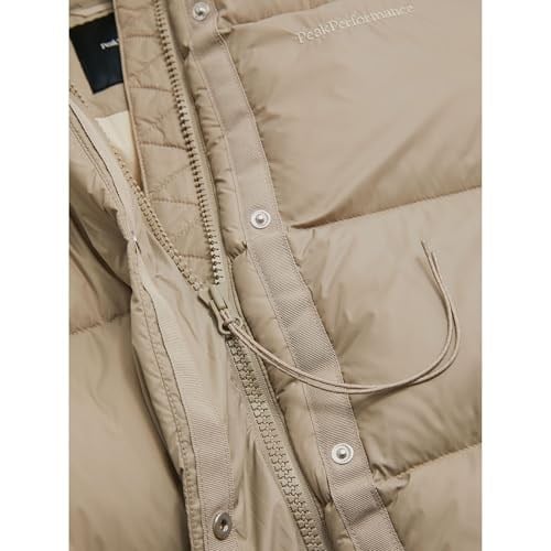 Peak Performance W Down Puffer Kadın Outdoor Kuştüyü Montu, Bej, M Beden