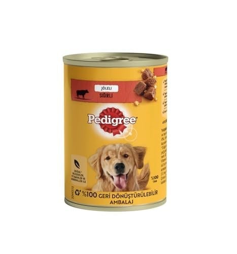 Pedigree Biftekli sığır ve ciğer karışımlı 400 Gr x24, Köpek Yaş Mama