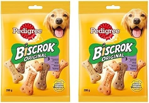 Pedigree Biscrok Original Köpek Ödül Bisküvisi 200 Gr x 2