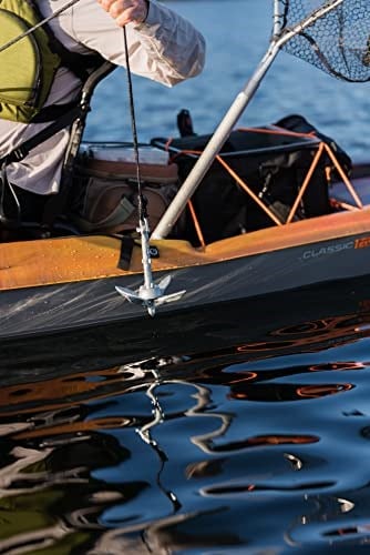 Pelican, Kompakt Çıpa Seti, Kano, Kürek Tahtası (SUP), Şişme Bot veya Küçük Tekneler İçin, Katlanabilir Taşıma Çantasıyla, Balıkçılık ve Tekne Kullanımı İçin