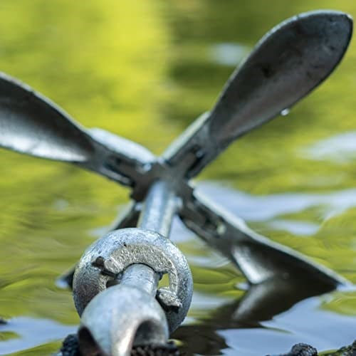 Pelican, Kompakt Çıpa Seti, Kano, Kürek Tahtası (SUP), Şişme Bot veya Küçük Tekneler İçin, Katlanabilir Taşıma Çantasıyla, Balıkçılık ve Tekne Kullanımı İçin