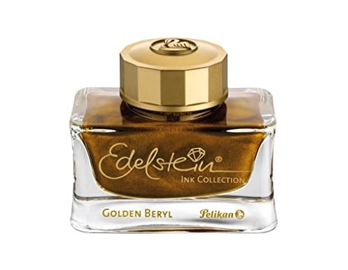 Pelikan 301626 Mürekkep Altın Beril 50 ml Gemstone Mürekkep Koleksiyonu Yılın Mürekkebi 2021
