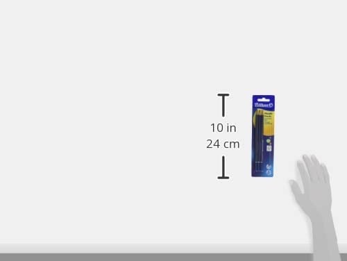 Pelikan 807418 Kurşun Kalem, 2B/B/HB İçinde, Blister Kart Üzerinde 3 Adet