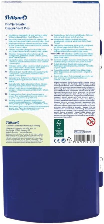 Pelikan F 455 P-22 Suluboya 22 Renk- PL721670SB22R