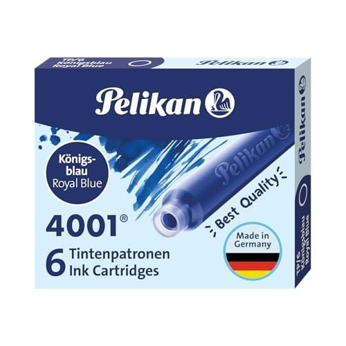 Pelikan Kartuş Serisi TP6X Dolma Kalem Kartuşu Mavi