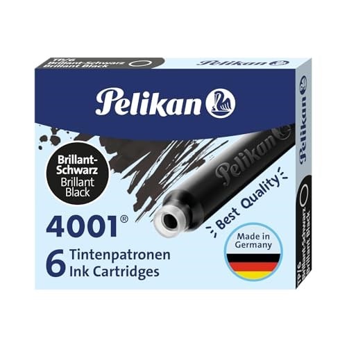 Pelikan Kartuş Serisi Tp6x Dolmakalem Kartuşu, Siyah