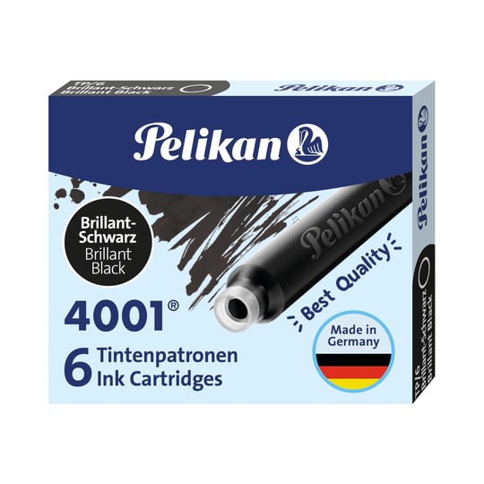 Pelikan Kartuş Serisi Tp6x Dolmakalem Kartuşu, Siyah